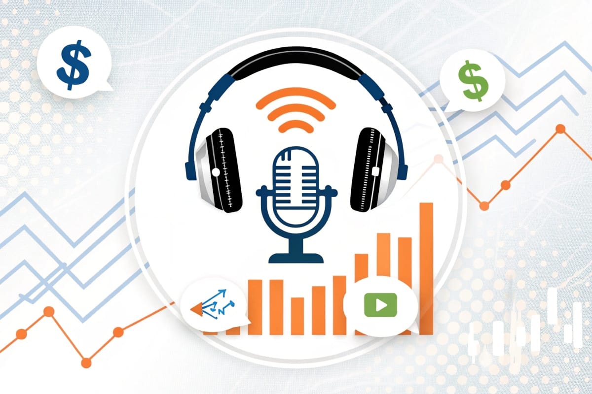 podcasting-as-a-business--microphone--headphones--